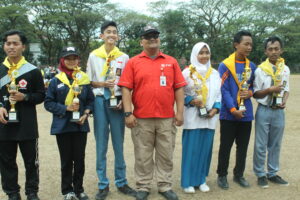Kontingen Terbaik No.3 dan Perkemahan Terbaik 1 di UNEJ Jember